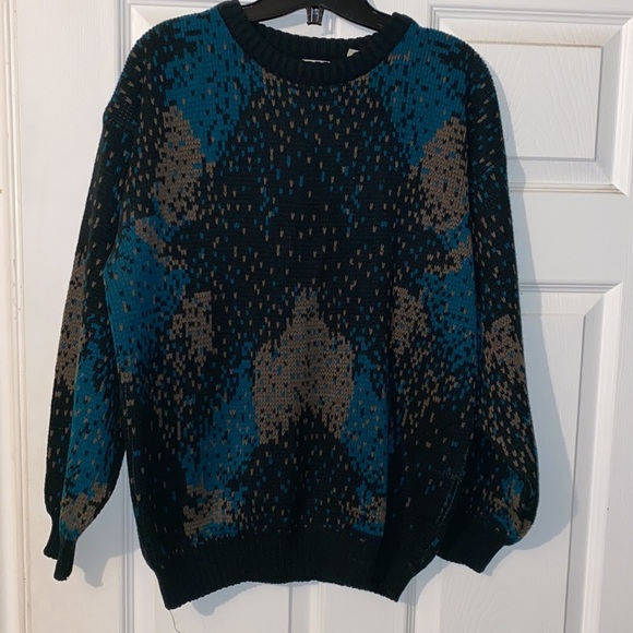 Vintage 90s Impulse Abstract Sweater - Picture 2 of 7